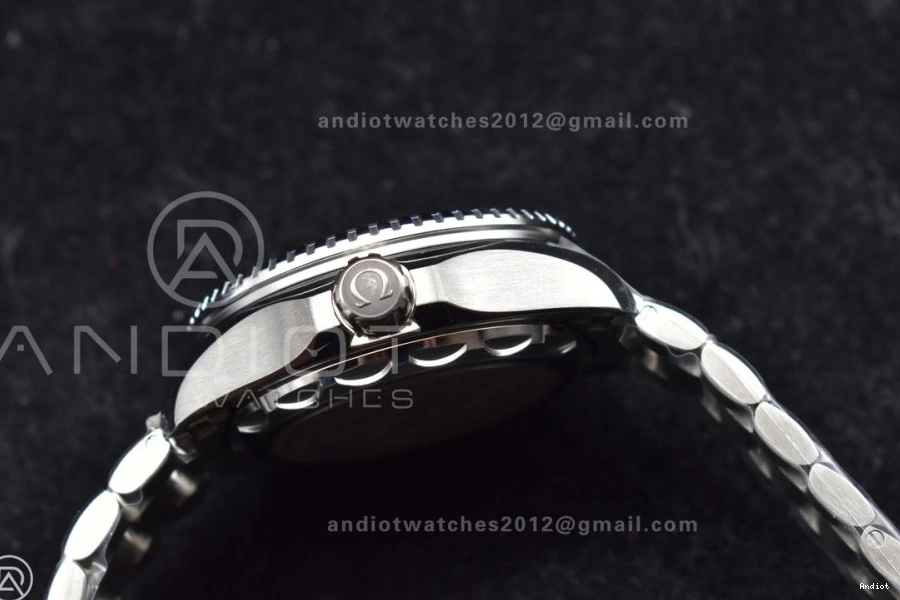 Gray 1:1 SS Seamaster SS A2824 Deep Bracelet Ultra Dial 6000M Edition on Orange Bezel Ceramic TF Best 1111